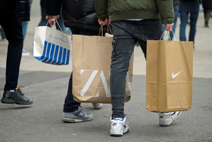 Euro zone retail sales flat in May, still down year-on-year