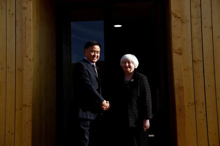 Yellen, China's top central banker talk about debt, economic developments -US Treasury