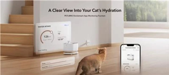 PETLIBRO Introduces The Revolutionary Cat Water Fountain With APP Real-time Hydration Monitoring