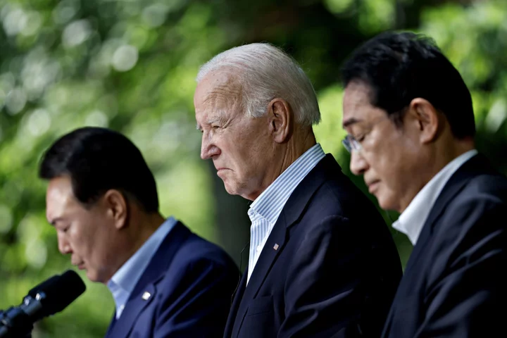 Biden Hails Strengthened Security Ties With Japan, South Korea