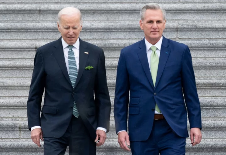 Biden meets Republican leaders in debt limit standoff