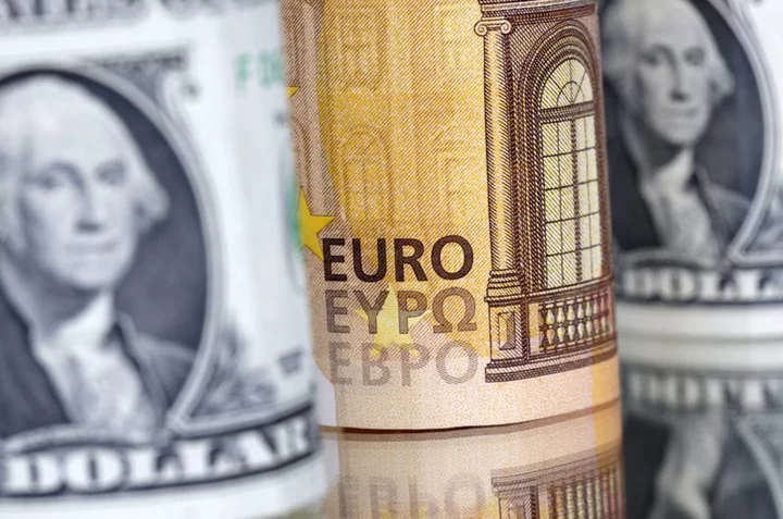 Euro bounces on inflation while dollar braces for jobs