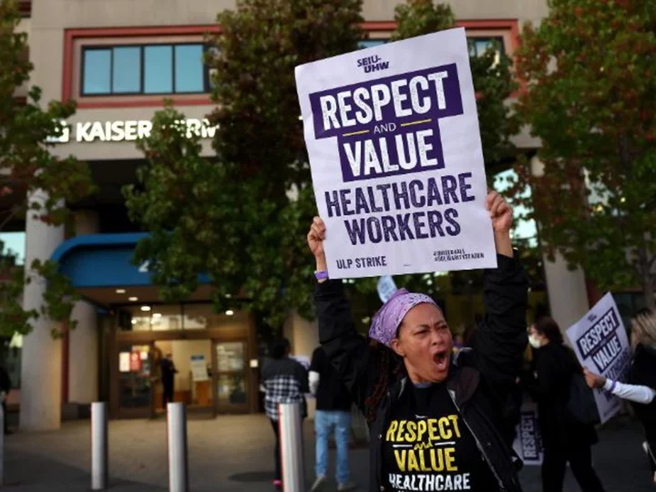 The largest health care strike in US history enters its second day