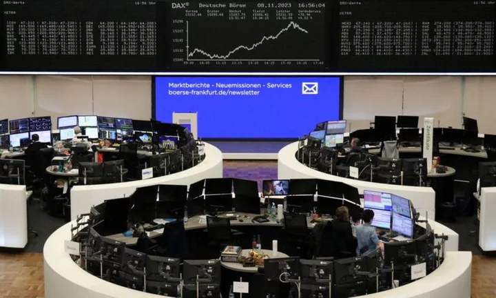 European shares gain on earnings boost; investors await cues on policy outlook