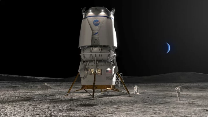 After SpaceX, NASA taps Bezos's Blue Origin to build Moon lander