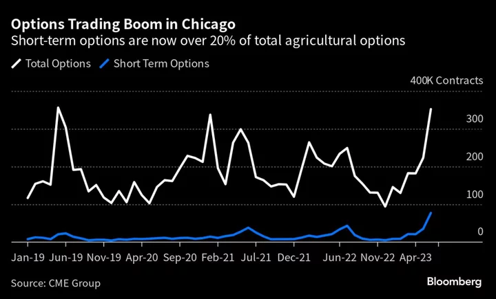 Crop Traders Are Piling Into a Booming Corner of Options Market