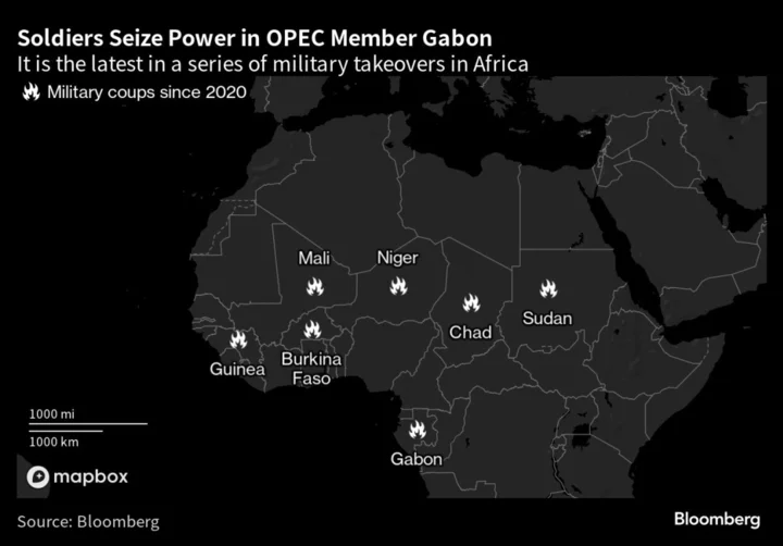 Coup No One Saw Coming in Gabon Redraws African Frontier Markets