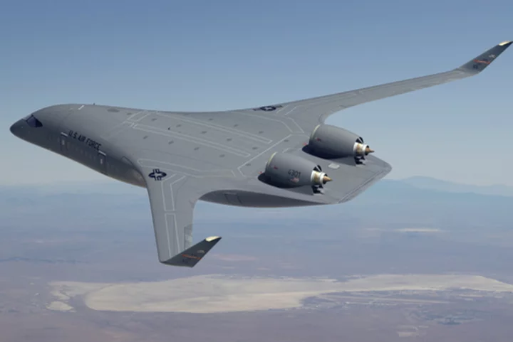 Air Force awards a start-up company $235 million to build an example of a sleek new plane