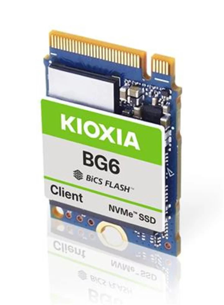 Kioxia Introduces New BG6 Series Client SSDs, Brings PCIe® 4.0 Performance and Affordability to the Mainstream