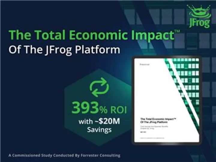 JFrog Software Supply Chain Platform Delivers 393% ROI According to Total Economic Impact Study
