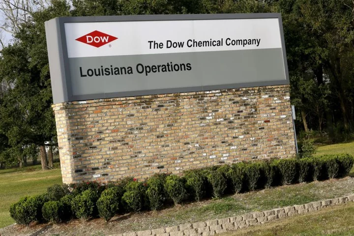 Fire breaks out at Dow Louisiana facility