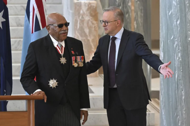 Fijian prime minister 'more comfortable dealing with traditional friends' like Australia than China