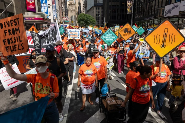 NYC Climate Protests Draw Thousands Ahead of UN Gathering