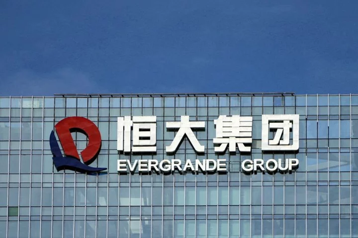 China Evergrande shares set to open down 14.3%