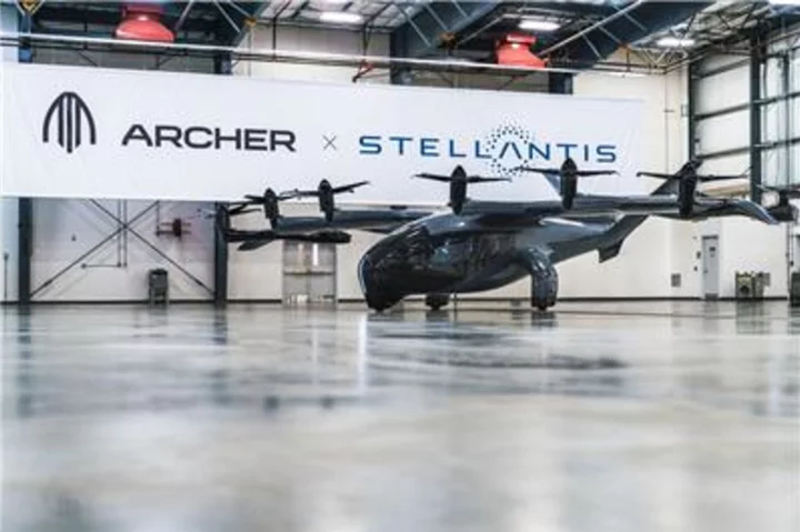 Stellantis and Archer Host European Debut of Midnight eVTOL Aircraft at 2023 Paris Air Show