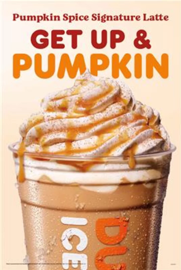 Here Comes Pumpkin: Dunkin’® Unveils Its Fall Menu