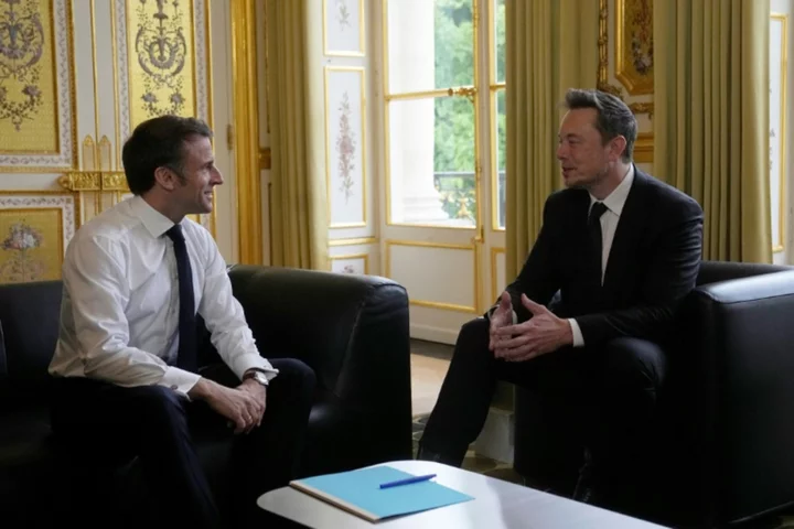 Macron, Musk meet in Paris on investing in France