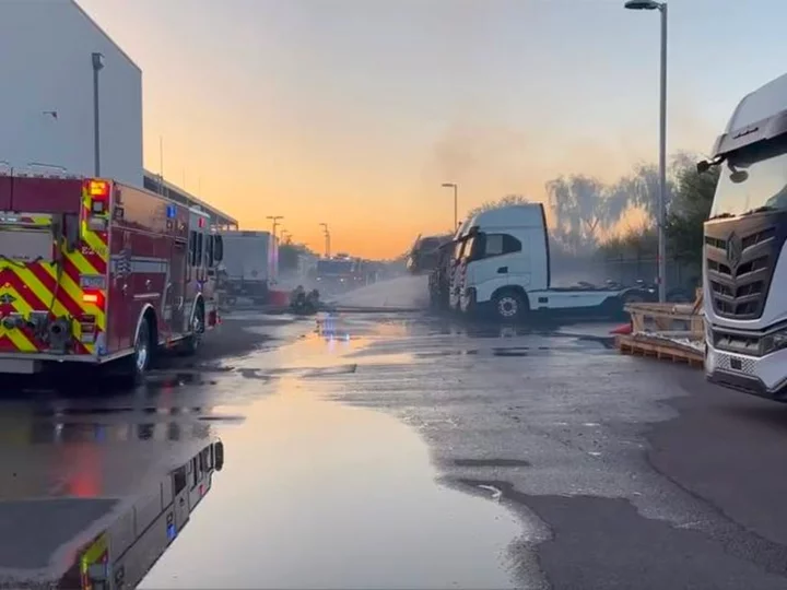 Five Nikola electric trucks catch fire at Phoenix factory, company says 'foul play suspected'