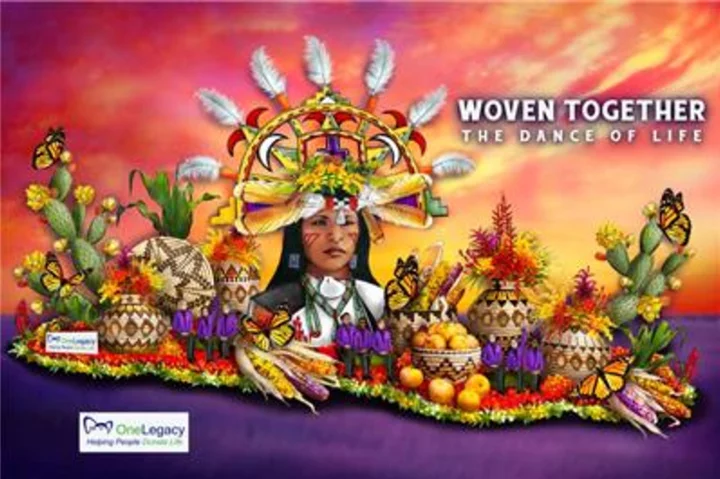 The OneLegacy Donate Life Rose Parade® Float Announces its 2024 Float Theme, Woven Together: The Dance of Life