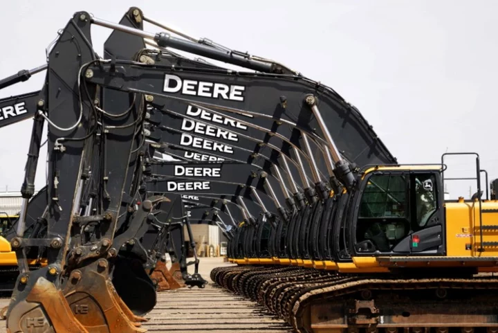 Deere forecasts downbeat profit as high borrowing costs pinch demand