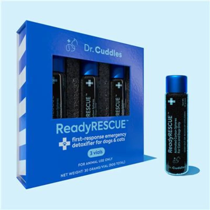 Dr. Cuddles Introduces ReadyRESCUE™ to Provide At-Home, Lifesaving Treatment for Pets Who Have Accidentally Ingested a Toxic Substance