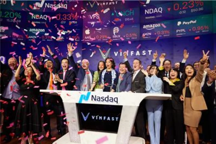 VinFast Debuts on Nasdaq Global Select Market Following Successful Business Combination With Black Spade Acquisition Co