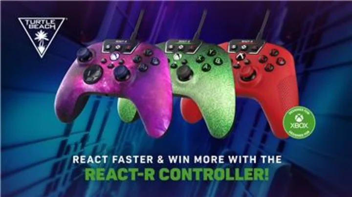 New Colorways for Turtle Beach’s Designed for Xbox REACT-R Controller Are Now Available
