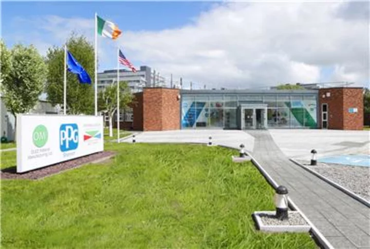 Universal Display Corporation and PPG Celebrate Opening of State-of-the-Art OLED Manufacturing Site in Shannon, Ireland