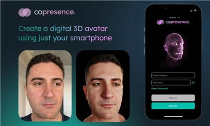 Copresence Announces Launch of Its Digital Avatar Creation App on Apple App Store