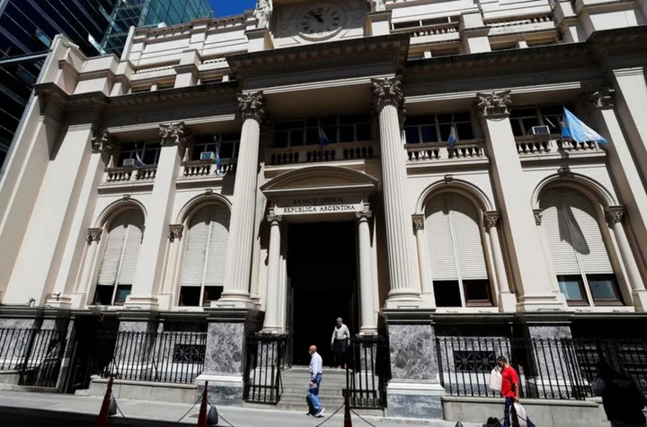 Argentina cenbank raises interest rate to 145% from 118%- source