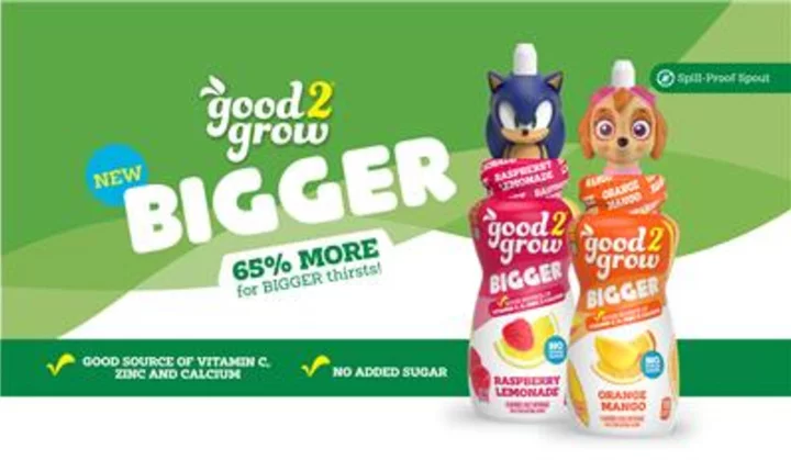 good2grow takes flavor and volume to the max with launch of BIGGER juice line