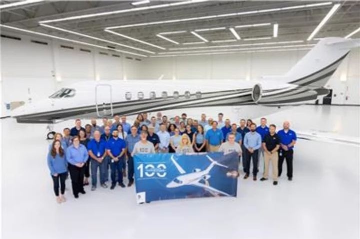 Cessna Citation Longitude Reaches 100th Delivery, Marking Significant Milestone for the Clean-Sheet Super-Midsize Jet