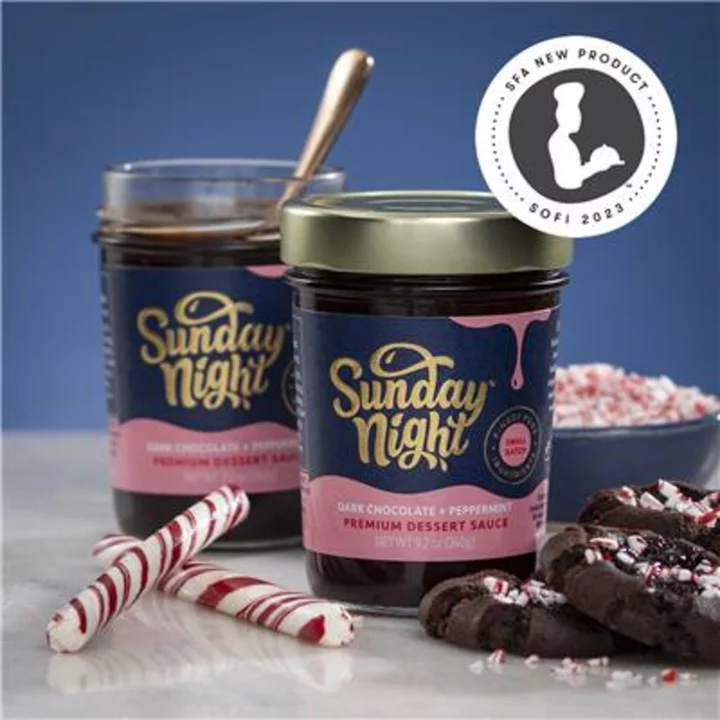 Sunday Night® Foods Receives Prestigious sofi™ Award for New Product for Dessert Toppings for the Second Year in a Row