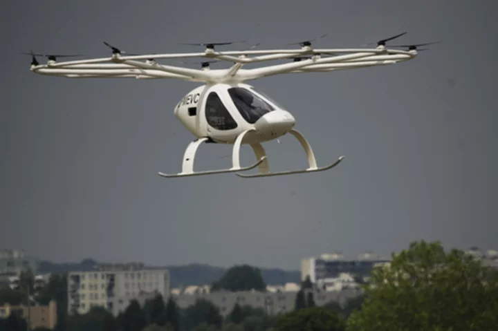 Up, up and away — flying taxis look to France's city of revolution to unleash change on the skies