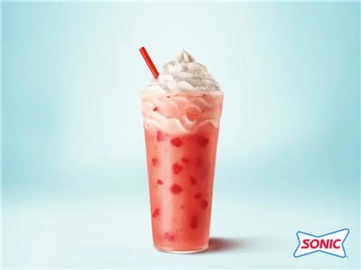 Chill Out This Summer With SONIC Drive-In's New Strawberry Shortcake Snowball Slush FloatTM
