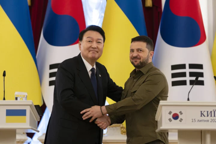 South Korea to expand support for Ukraine as President Yoon Suk Yeol makes a surprise visit
