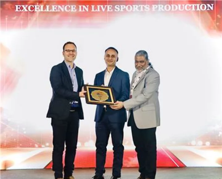 NEP Group Honored with Excellence in Live Sports Production Award by Digital Studio India