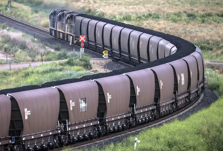 Coal Trains Bound for Giant Australia Port Halted by Protester