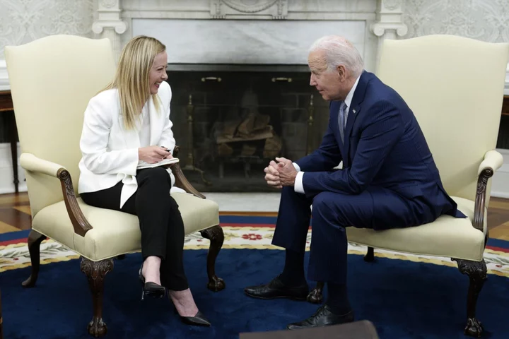 Meloni, Biden Eye Deeper Ties as Italy Weighs Pivot From China
