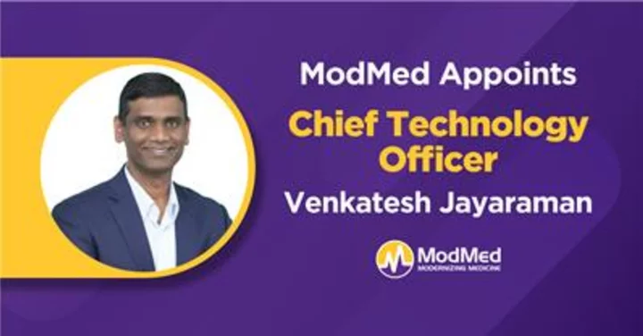 Venkatesh Jayaraman joins ModMed as Chief Technology Officer