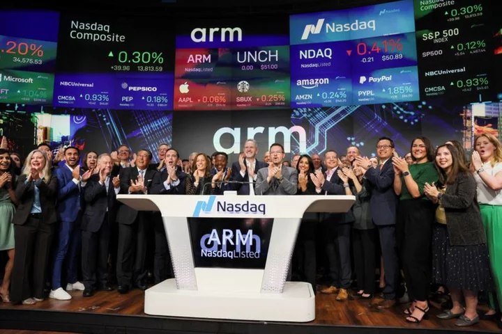 Arm’s shares seen as a shoo-in for Nasdaq 100, though S&P 500 unlikely