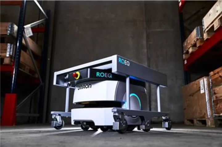 CORRECTING and REPLACING ROEQ Debuts Safe, Reliable Cart System for OMRON LD-90x Autonomous Mobile Robot, Supporting Payload Up to 130KG