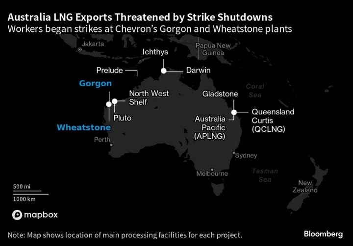 Chevron to Ask Regulator to Intervene in Australia LNG Strikes