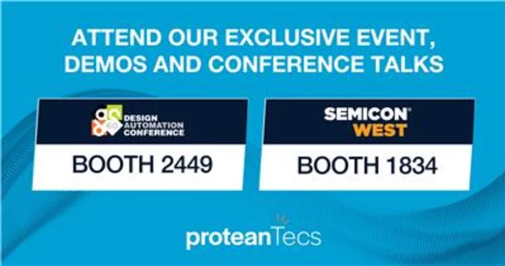 proteanTecs to Showcase the Future of Health and Performance Monitoring at DAC and SEMICON West 2023