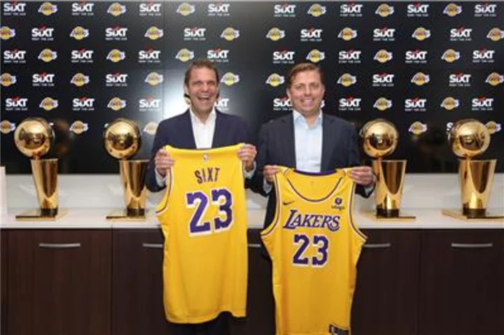 SIXT Announces Multi-Year Global Partnership with Iconic Los Angeles Lakers