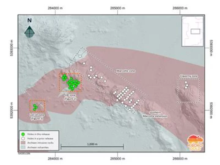 Kiboko Drills 4.2 g/t Au Over 5 m at its Harricana Gold Project