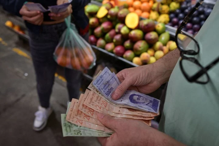 Venezuela's bolivar weakens against the U.S. dollar as inflation rages
