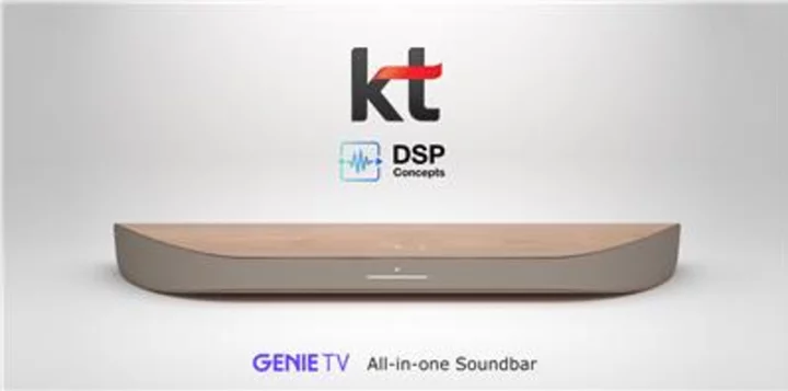 DSP Concepts Provides Voice Control Optimizing Technology for the KT Genie TV All-in-One Soundbar
