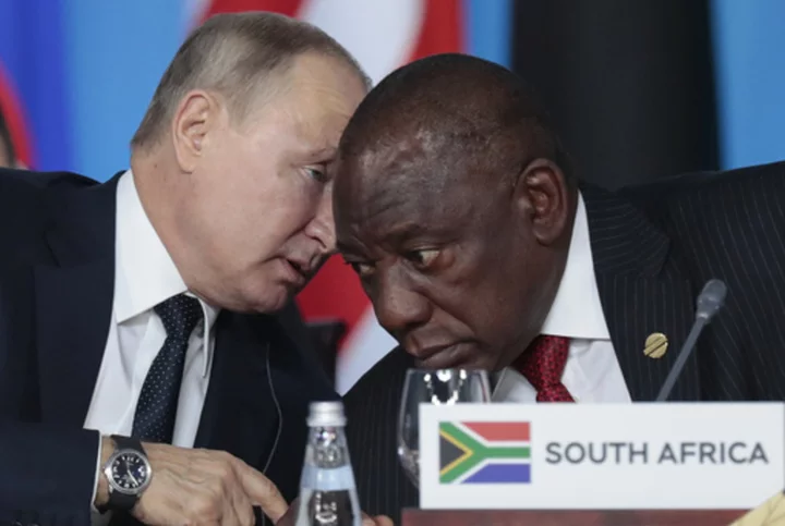 South Africa under more scrutiny over Russian ship as ruling ANC says it would 'welcome' Putin