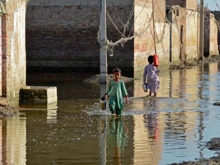 Four million children in Pakistan have no safe water, a year after deadly floods